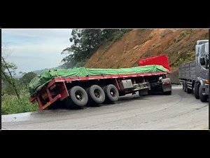 Out of Control Trucks & Deadly Turns – Heart-Stopping Moments on the Road!