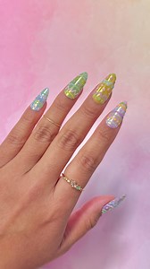 The cutest Easter egg nails for Spring 🐣✨🌈 Can you spot the hidden Mickey on these Unichrome sugar nails? 🔎 Save and share for inspo! Using @daily_charme: • Chrome Effect Gel • Unichrome Chrome Powder • 0.004 Aurora Fairy Dust Glitter • Dotting Tools • Art Liner Brush • Round Nail Cleaning Brush • Almond Medium Charme Tips Charme Gel colors: • 901 Enchanted (thumb) • 305 Sweet Dreams (pointer) • 602 Baby Chicks (middle) • 701 Garden Party (ring) • 801 Daydream (pinky) #springnails #easternail