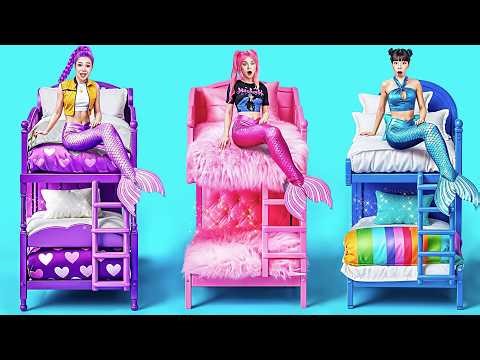 K-POP Demon Hunters | Πρόκληση Διακόσμησης Δωματίου! Rumi vs Γοργόνα vs Ballerina Cappuccino