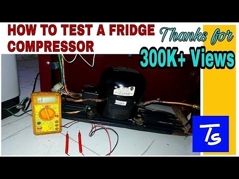 Refrigerator Repair & Compressor check. compressor terminal identification