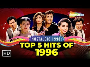 Superhit 90s Hindi Pop Songs | Top Bollywood Superhit Songs of 1996 | Non-Stop Video Jukebox