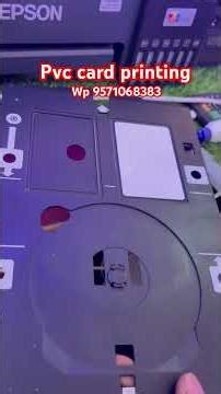 Pvc card kaise print karen !! Epson l8050 !! pvc card print kaise karen #pvccard #epsonl8050