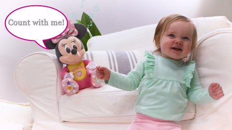 Disney Baby Musical Discovery Interactive Plush Mickey Mouse, Features Mickey Phrases, Kids Toys for Ages 06 Month by Just Play