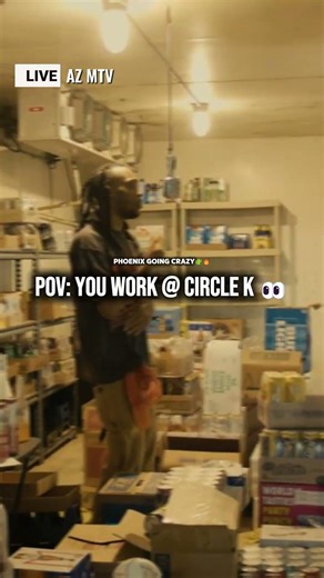 AZ rapper working at circle K?? 😳 #shorts