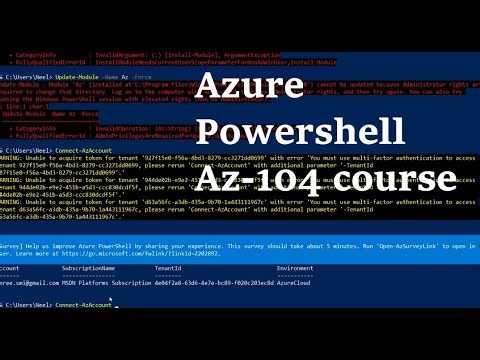 Azure Powershell | How PowerShell Helps In Automation | Azure Cloud Course (Az-104)| JOYATRES