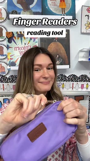 Finger Readers 🔎 I love using these little finger readers for fluency practice or progress monitoring! I personally feel as though they help students who have the tendency to rush through reading tremendously - I’ve used these for years in the classroom, in tutoring sessions, and with my own child! ⭐️ Comment READER and I’ll send the 🔗 to these little tools! #fluency #teachertools #teachertips #teacherlife #amazonfinds | The Eppich Classroom