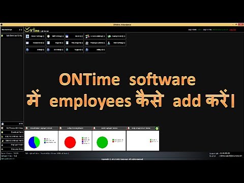 How to add employees in ontime software