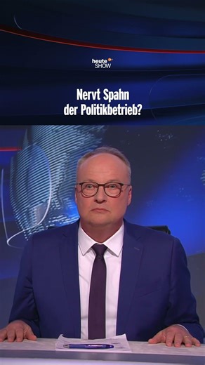Nervt Spahn der Politikbetrieb? | heute-show #shorts