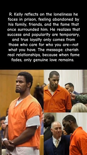 R. Kelly finally SPEAKS from prison — says everyone abandoned him when the spotlight faded! #rkelly