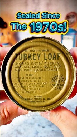 Opening a 1970s Vietnam Turkey Loaf Can!😱