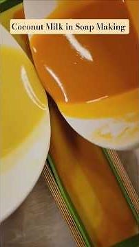 How To Use Coconut Milk in Soap! #soapmaking #diy #trending