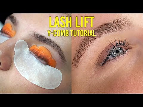 How to Use a Y Comb for Lash Lifts | Pro Technique