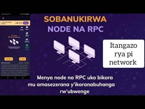 ITANGAZO RYA PI NETWORK PRS & NODE
