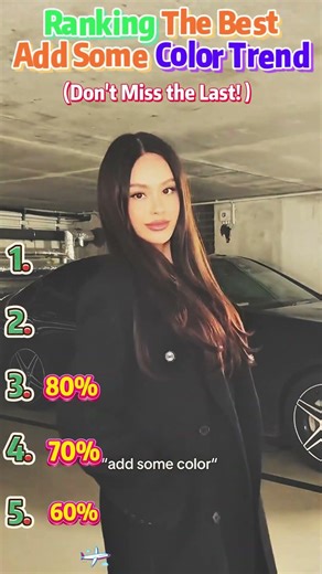 Ranking The Best Add Some Color Trend 👀💖 #shorts #addsomecolor #glowup #transitiontrend #viral (5)