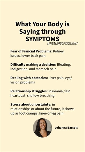 Healers of the Light | These emotions to physical symptom correlations inspired in traditional Chinese medicine principles and subconscious mind analysis can help... | Instagram