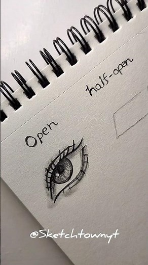 Different Eyes tutorial ✨✏️#tutorials #howtodraw #sketch #head #fyppp #fypシ #eyes