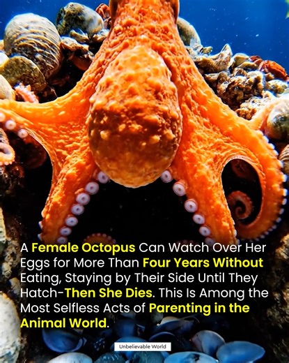 3.6M views · 76K reactions | The female deep-sea octopus (Graneledone...