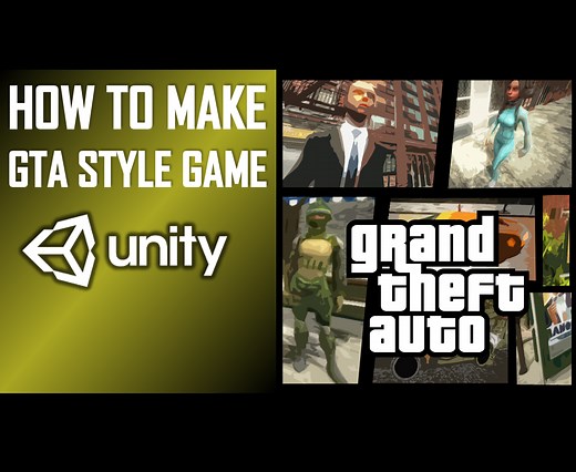 Grand Theft Auto Game Unity Project Source Code by Jimmy Vegas Game Studios