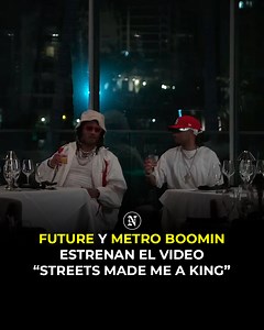 Future y metro Boomin están de regreso con un nuevo video y es para el tema "Streets Made Me A King" que cierra su reciente álbum "We still don't trust you". Ya disponible en youtube. | The N - Hip Hop News