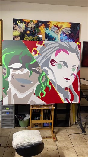 Gyutaro and Daki Painting Showcase