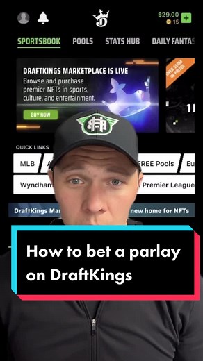 How to bet a parlay on DraftKings. #bettinghero #herohotline #draftkings #parlay #sportsbook #sportsbetting #sportsbettinghelp #howto #howtobet