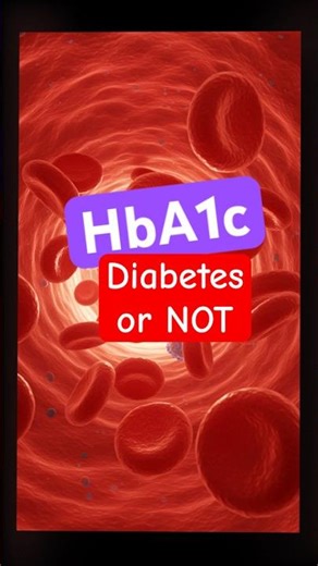 HbA1C : Diabetes or not. #youtubeshort #shortvideo #viral #HbA1c #GlycatedHemoglobin