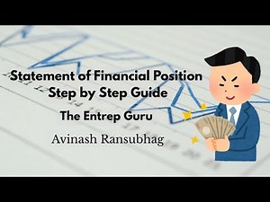 Statement of Financial Position | Step-by-Step Guide | CAPE Unit 2 | The Entrep Guru