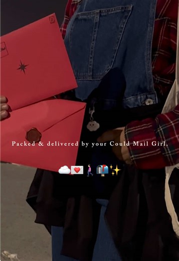 Packed & delivered by your Cloud Mail Girl ☁️💌 Little envelopes filled with art, letters, and tiny surprises. DM “Cloud” to join the next mail drop ✨ #fyp #explore #kuwait #الكويت #art