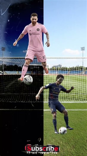 Clash!! CR7 and Messi Zombie Drible #messi #ronaldo