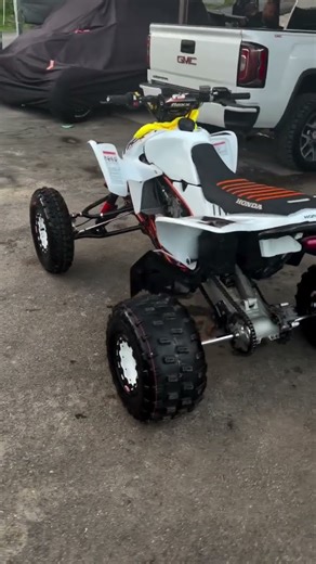 TRX 450R🤍🧡 #atv #walshracecraft