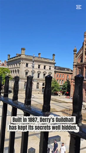 Did You Know the Guildhall Hid a Secret for Over a Century? History, Secrets, and a City-Wide Whodunit — Starting at the Guildhall. #derry #guildhall #NorthernIreland #whodunit #hiddentreasure | Mystery Trails
