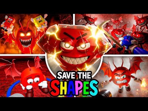 Save the Shapes NEW Big Hell Update - Full Gameplay + Ending (Geometry Horror Showcase)