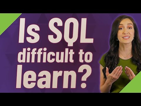 Is SQL difficult to learn?