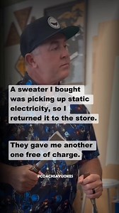 31K views · 787 reactions | "That moment when the store actually surprises you. ⚡ #DadJokes #ShockingHumor #FreeOfCharge #CoachSaysJokes" | Coach Says Jokes - Matt Lisle | Facebook