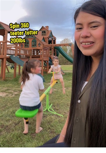 200lbs Teeter Totter Spin 360 Playground Fun