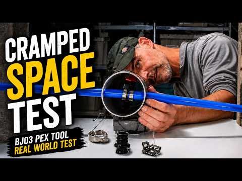 A Very Challenging Pex Installation and Removal Demonstration BJ-03 iCrimp