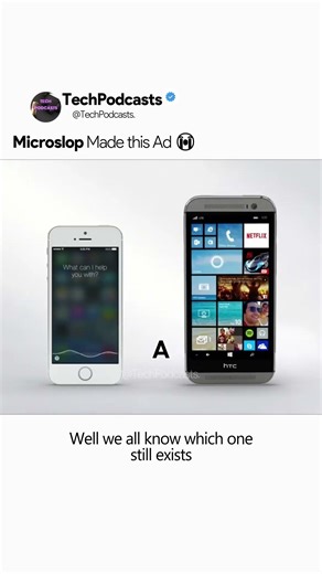 Microslop making Fun of Apple