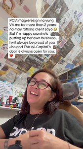 POV: magreresign na yung VA mo for more than 2 years na may tatlong client sayo.😭 But I’m happy coz she’s putting up her own business. I will always be proud of you Jho and The VA Capital’s door is always open for you.❤️ | Cat Bulos