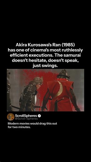 Cinema's Most Brutal Samurai Scene in Ran (1985)