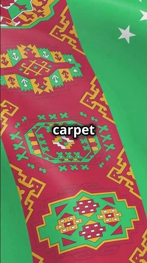 Turkmenistan Flag History in Seconds