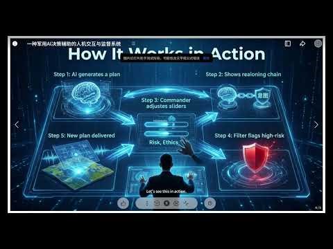 A Human Computer Interaction and Supervision System for Military AI Decision Assistance