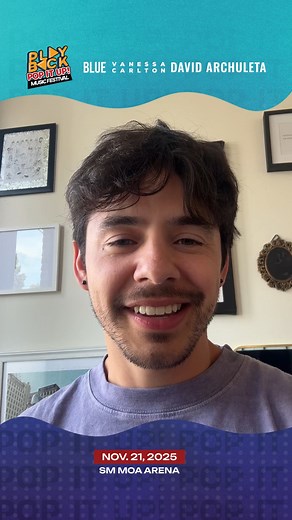 "Crush" hits different when it's LIVE! David Archuleta is coming back to the Philippines after his concert last year — this time for an even bigger stage at Playback Pop It Up Music Festival! Expect the same soul-stirring vocals, now amplified with a full festival crowd! 📅 November 21, SM Mall of Asia Arena Grab your tickets now via SM Tickets: https://smtickets.com/events/view/14643 #PlaybackMusicFestival #BLUE #VanessaCarlton #DavidArchuleta | Playback Music Festival