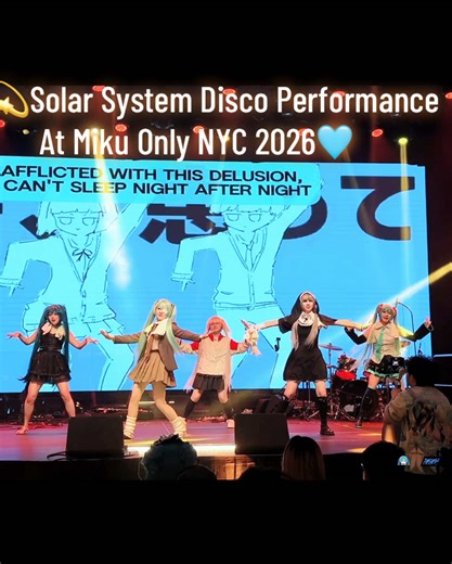 HAPPY 39 MIKU DAY 🩵 Solar System Disco 🕺💫 at NYC Miku Only 🎵 We’re Yume Showtime⭐️! See u at the next stage▶️ Please check out the full 19min performance recording at Yiruto’s YouTube channel🤲🏻 Formula Miku @Yiruto🌀 God-ish Miku @Skylerrr Monitoring Miku @Alien DoG˚ෆ*₊ Deep Sea Miku: Emersky Todemo Wonderz Miku: Claudia Choreography: @アナタシア Special thanks to @mikuonly_nyc and related staff members #mikuhatsunecosplay #miku #mikuonlynyc #初音ミクコスプレ #初音ミク