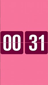 31 Seconds Countdown Timer Pink Theme 🌸 | Golden Timer #shorts