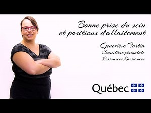 Bonne prise du sein et positions d’allaitement