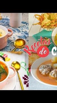¿Qué cocinar hoy? Checa 4 DELICIOSAS recetas de SOPAS y CREMAS | Recetas Caseras | Cocina Vital