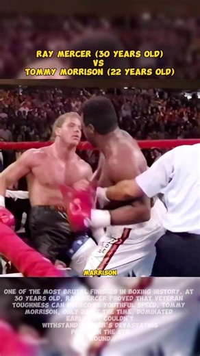 The Most Brutal Knockout in Boxing History! 😱 Mercer vs. Morrison🔥 #boxing #shorts #new