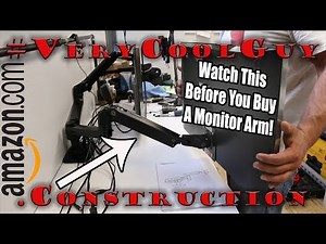 Amazon Basics Computer Monitor Arm - Watch Before You Buy!