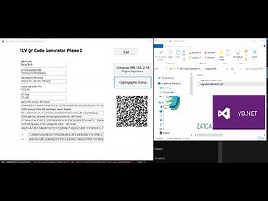 VB.NET TLV E-INVOICING PHASE 2 QRCODE/XML UBL 2.1 VERIFIED IN ZATCA PORTAL