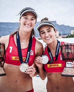 #BeachProTour Cape Town 🥈: Terese Cannon & Sarah Sponcil 🇺🇸 The Americans secure their first #Elite16 podium finish. 👏 📺 Full match replays on https://vb.tv/. ☀ #BeachProTourCapeTown #BeachVolleyball 🔜 Next Up: Elite16 event in Uberlandia 🇧🇷 Nov 9-13 | Beach Volleyball World